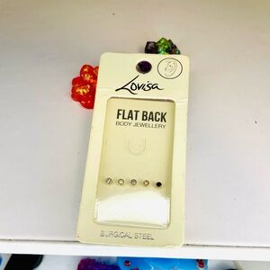 Lovisa Flat Back Body Jewelry for Cartledge piercings 6 in set